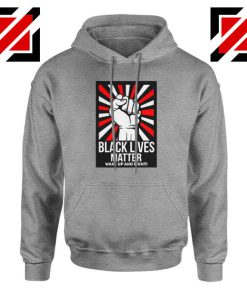 Black Lives Matter Movement Sport Grey Hoodie