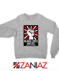 Black Lives Matter Movement Sport Grey Sweatshirt