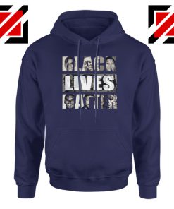 Black Lives Matter Navy Blue Hoodie