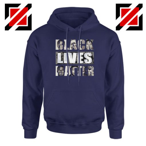 Black Lives Matter Navy Blue Hoodie