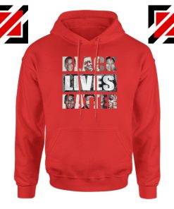 Black Lives Matter Red Hoodie