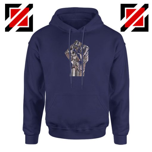 Black Lives Matter Tribute Navy Blue Hoodie