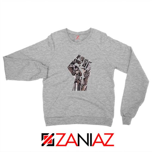 Black Lives Matter Tribute Sport Grey Sweatshirt