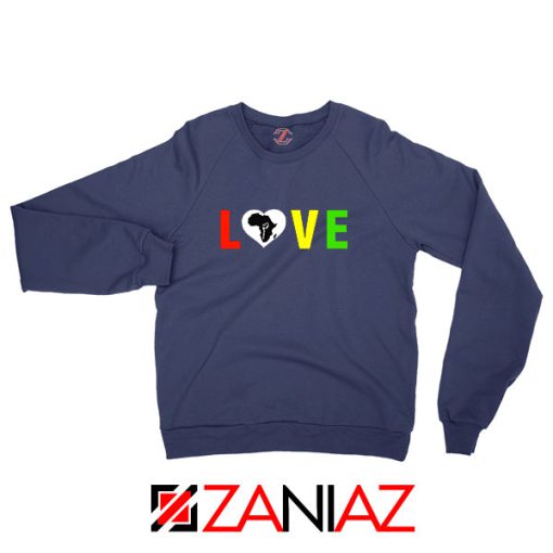 Black Lives Matters African Navy Blue Sweatshirt