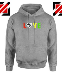 Black Lives Matters African Sport Grey Hoodie