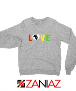 Black Lives Matters African Sport Grey Sweatshirt