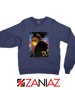 Black Power Navy Blue Sweatshirt