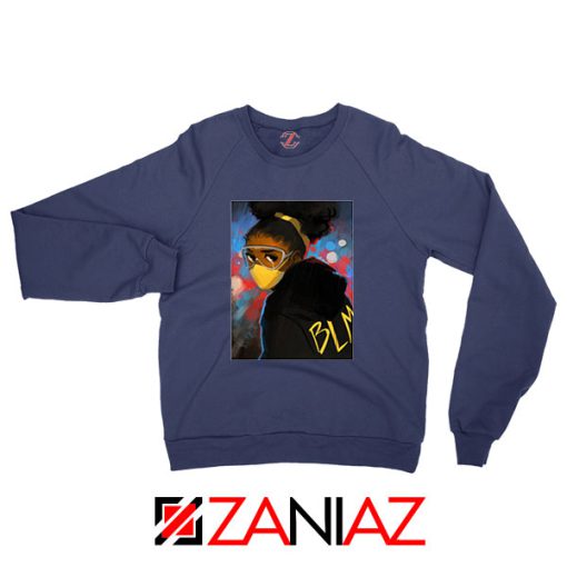 Black Power Navy Blue Sweatshirt