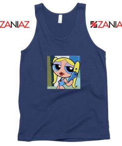 Bubbles Character Navy Blue Tank Top