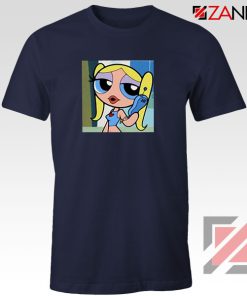 Bubbles Character Navy Blue Tshirt