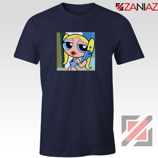 Bubbles Character Navy Blue Tshirt