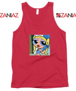 Bubbles Character Red Tank Top