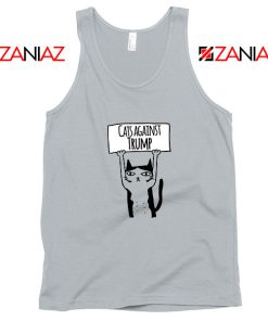 Cats Against Trump Sport Grey Tank Top