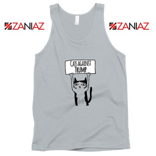 Cats Against Trump Sport Grey Tank Top