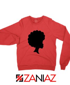 Cheap Afro Woman Red Sweatshirt