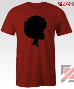 Cheap Afro Woman Red Tshirt