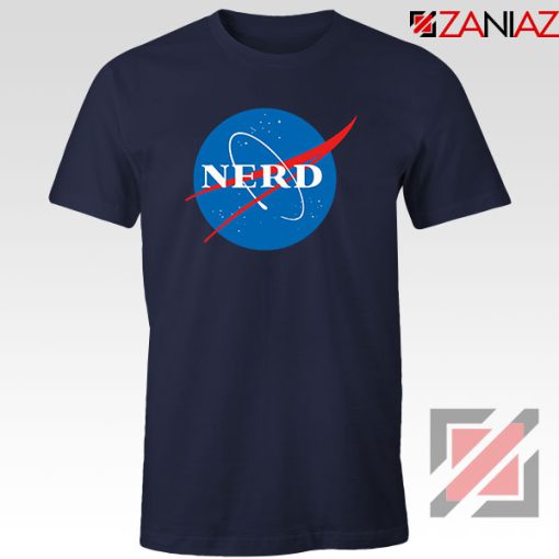 Cheap Nerd Nasa Navy Blue Tshirt