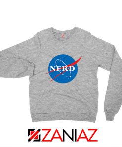 Cheap Nerd Nasa Sport Grey Sweatshirt