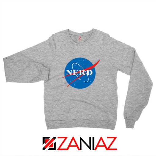 Cheap Nerd Nasa Sport Grey Sweatshirt