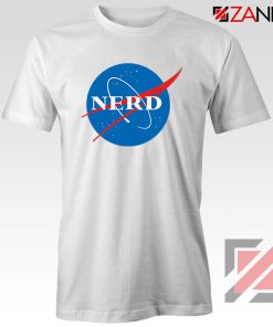 Cheap Nerd Nasa White Tshirt