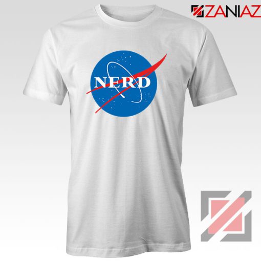 Cheap Nerd Nasa White Tshirt