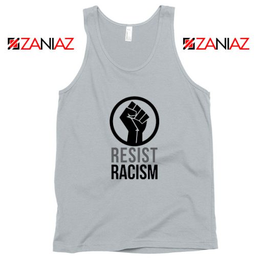 Cheap Resist Racism Sport Grey Tank Top