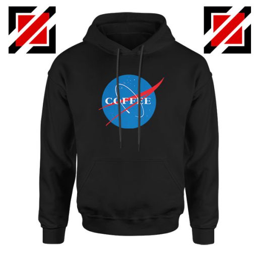 Coffee Nasa Black Hoodie