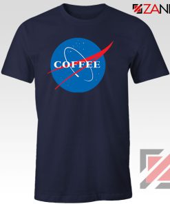 Coffee Nasa Navy Blue Tshirt