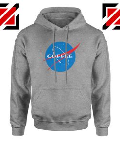 Coffee Nasa Sport Grey Hoodie