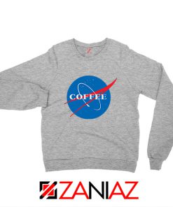 Coffee Nasa Sport Grey Sweatshirt