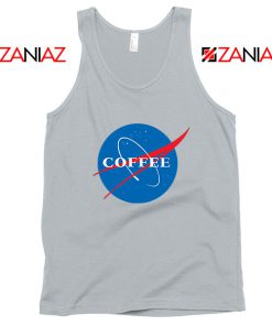 Coffee Nasa Sport Grey Tank Top