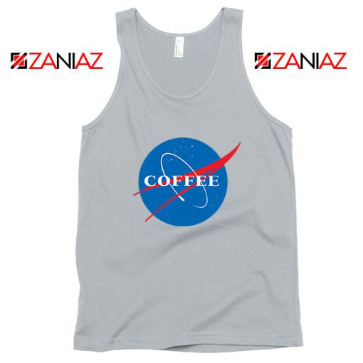 Coffee Nasa Sport Grey Tank Top