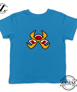 Fire Pokemon Type Kids Blue Tshirt