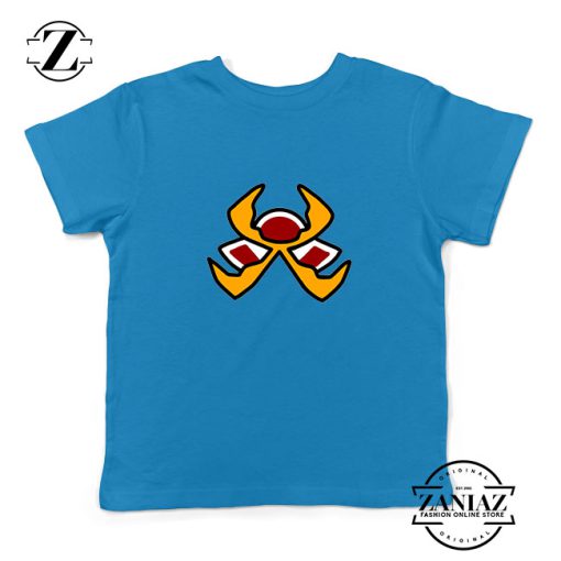 Fire Pokemon Type Kids Blue Tshirt