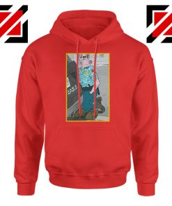 George Floyd Breathe in Peace Red Hoodie