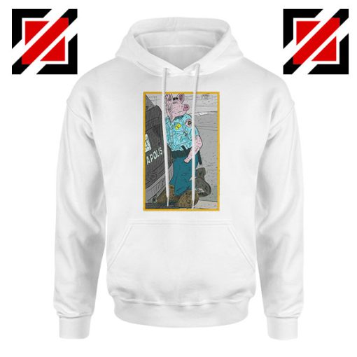 George Floyd Breathe in Peace White Hoodie