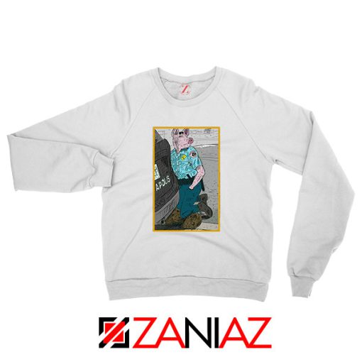 George Floyd Breathe in Peace White Sweatshirt