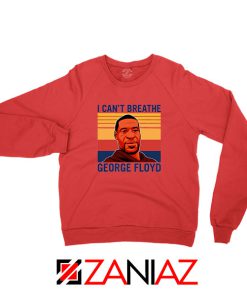 George Floyd Red Sweatshirt