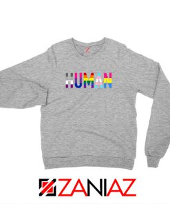 Human Queer Sport Grey Sweatshirt