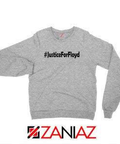 Justice For Floyd Sport Grey Sweatshirt