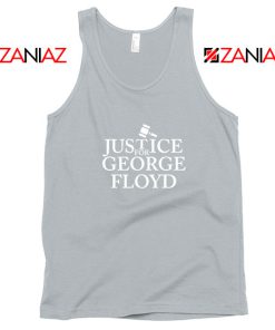 Justice For George Sport Grey Tank Top