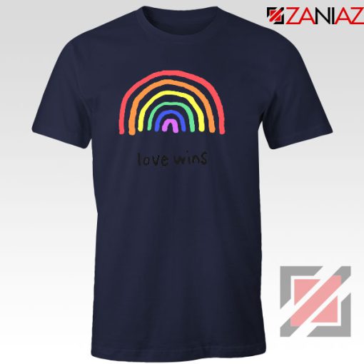 Love Wins Navy Blue Tshirt