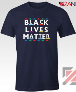 Martin Logo Black Lives Matter Navy Blue Tshirt