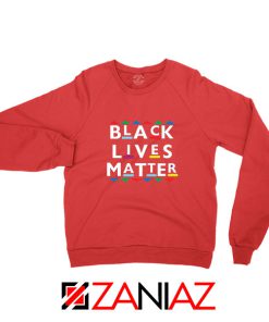 Martin Logo Black Lives Matter Red Sweatshirt