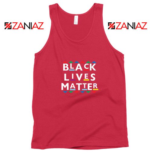 Martin Logo Black Lives Matter Red Tank Top