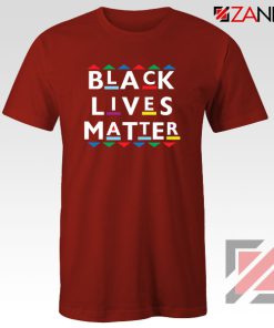 Martin Logo Black Lives Matter Red Tshirt