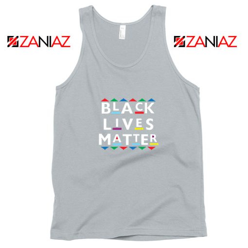 Martin Logo Black Lives Matter Sport Grey Tank Top