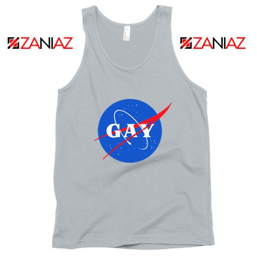 Nasa Logo Gay Sport Grey Tank Top