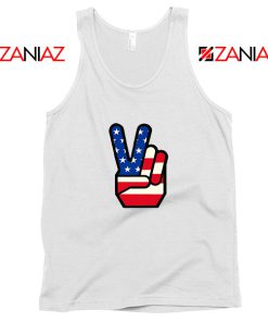 Peace Sign Fingers Tank Top