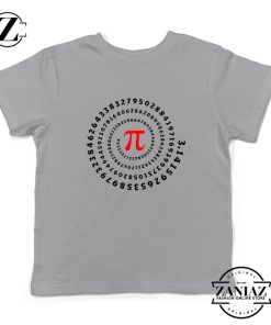 Pi Spiral Kids Sport Grey Tshirt